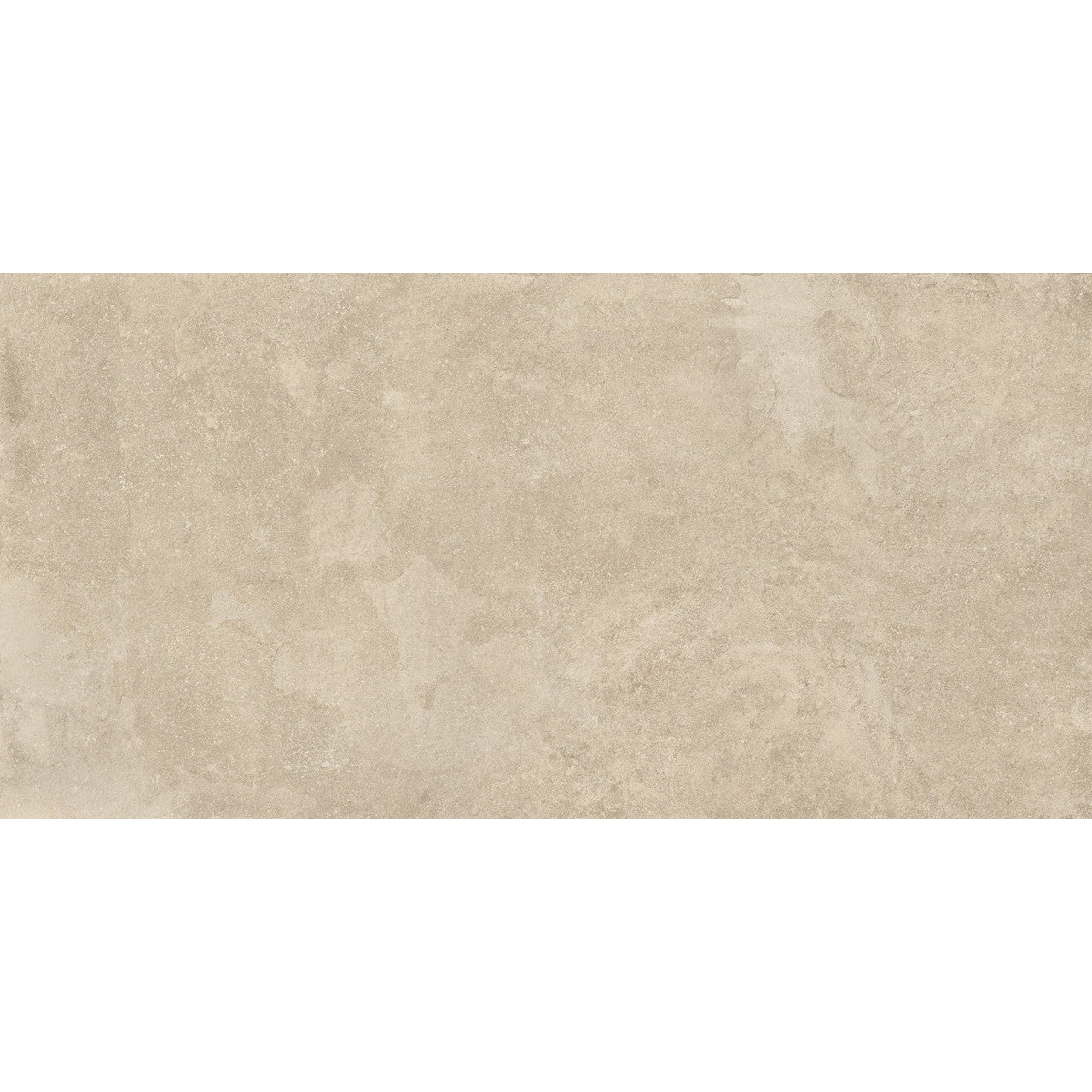 Close-up texture view of the Eterna Beige tile showcasing natural stone detail and soft beige tones.