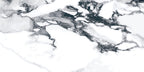 Fresco White Polished Marble-Effect Porcelain Tile