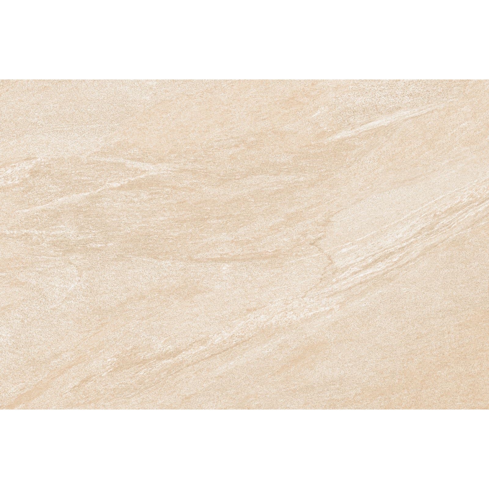 Cream porcelain paving tile showing subtle natural veining 900x600mm