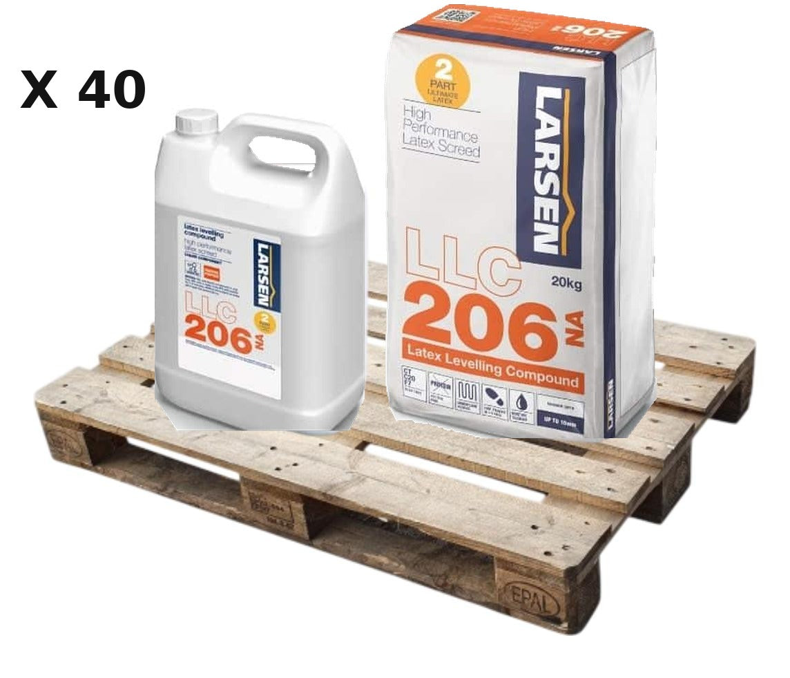 Larsen LLC206 NA protein-free 2-part latex self-levelling compound 20kg - 40 bag full pallet