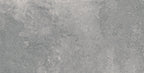 Close-up texture of the Leto Grey porcelain tile showing its natural stone-inspired matte surface and grey tonal variations.