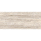 Detailed view of the Marlon Brown tile showcasing its warm brown tones and natural travertine-style veining.