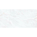 Misty White Onyx Gloss Porcelain Tile 60x120cm white onyx marble effect tile with subtle beige veining luxury floor tile - tile face