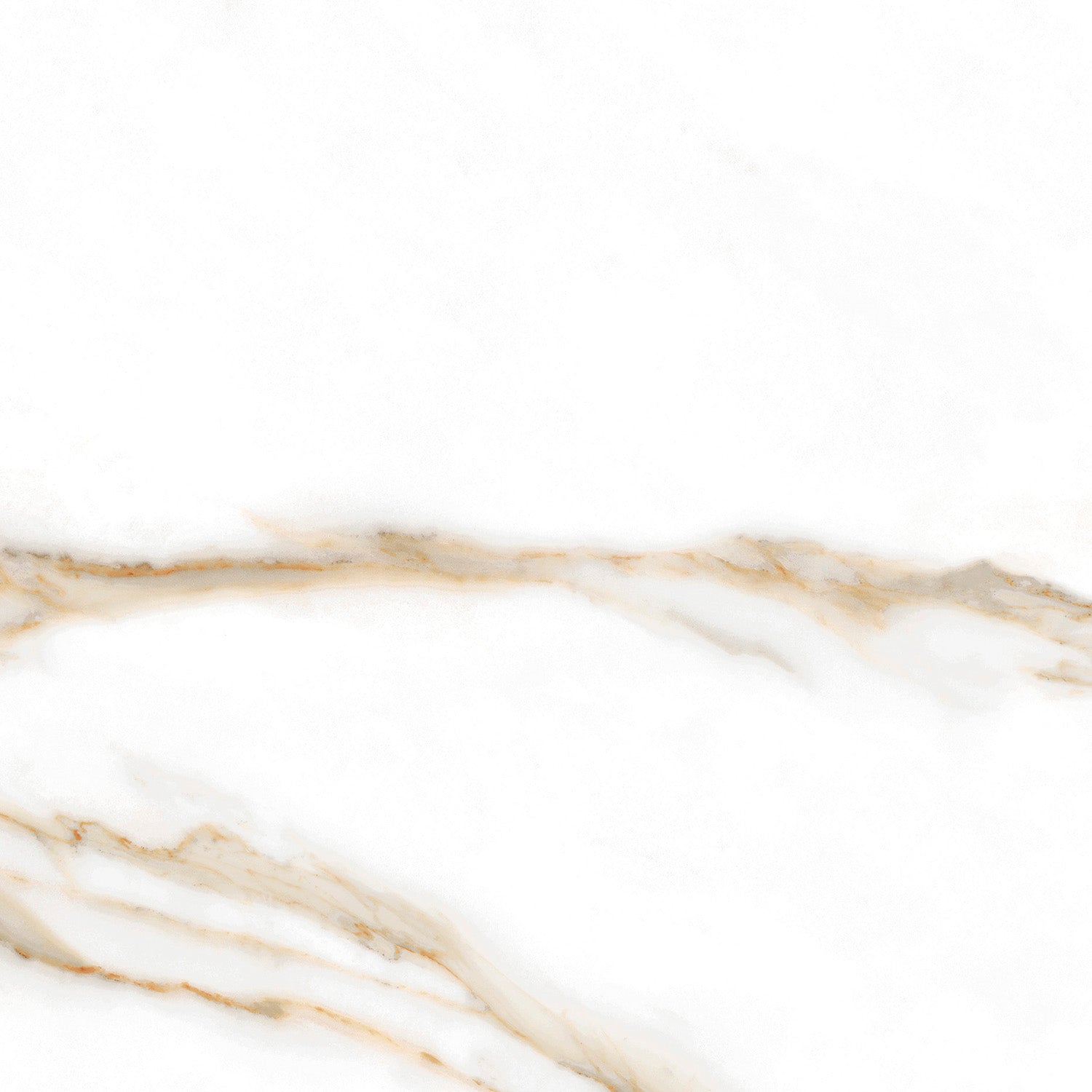 Navona Gold Polished Marble-Effect Porcelain Tile