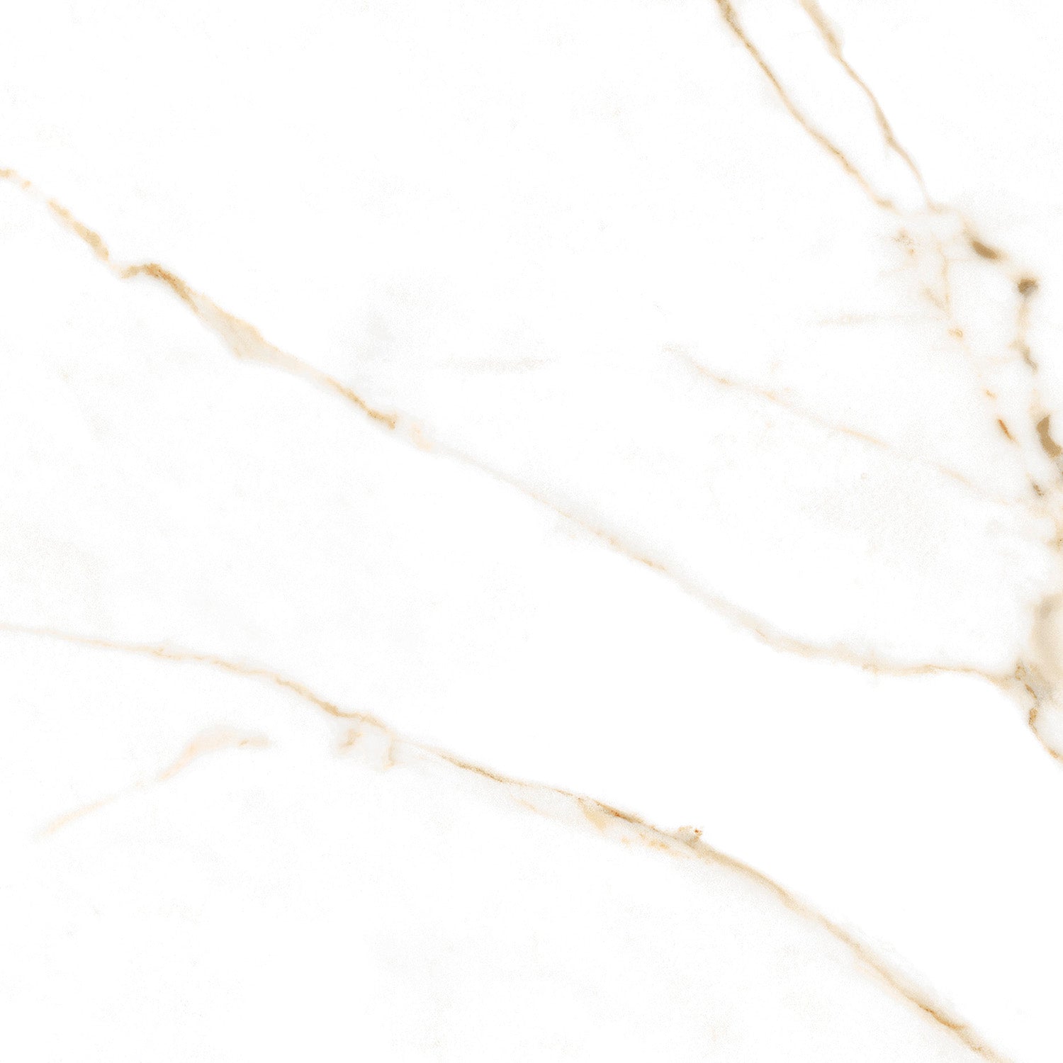 Navona Gold Polished Marble-Effect Porcelain Tile