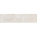 Close-up of Oceania White Metro Tile showing handcrafted-style surface and soft gloss glaze.