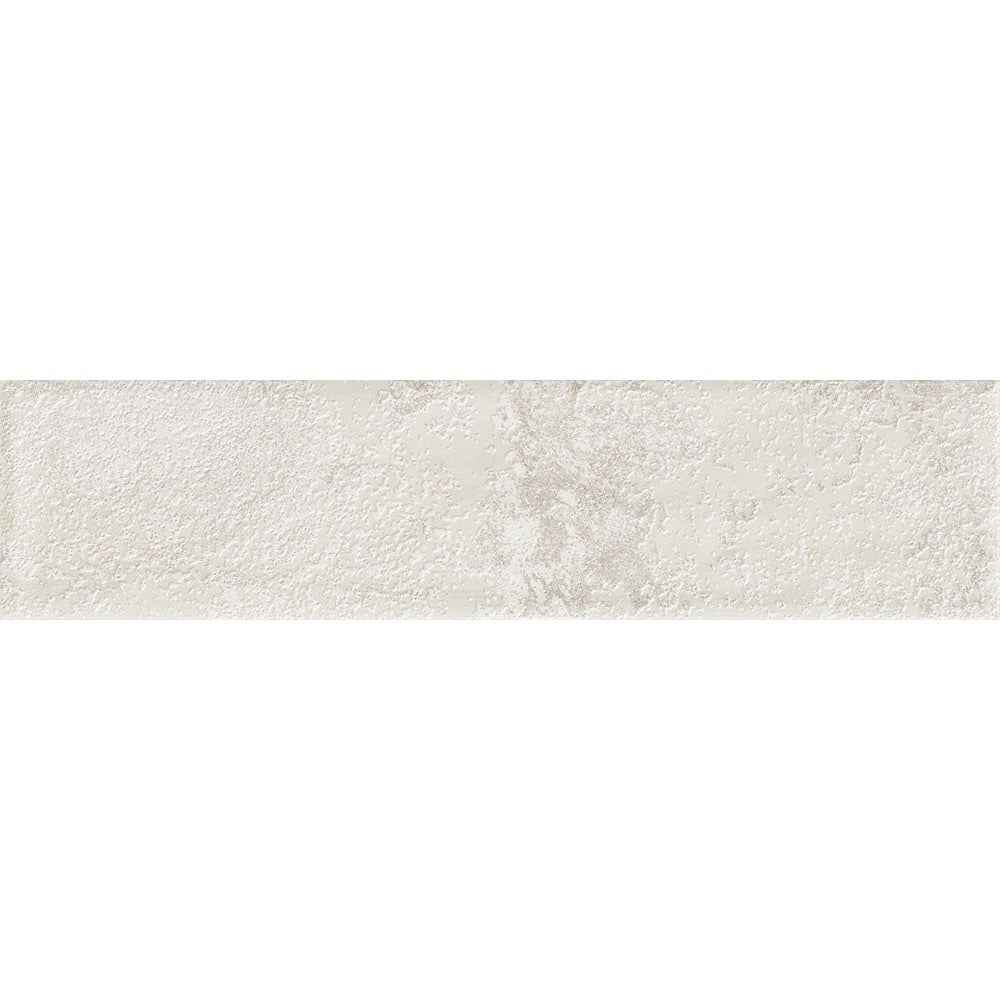 Alternate Oceania White tile variant showing artisanal surface pattern and glaze variation.