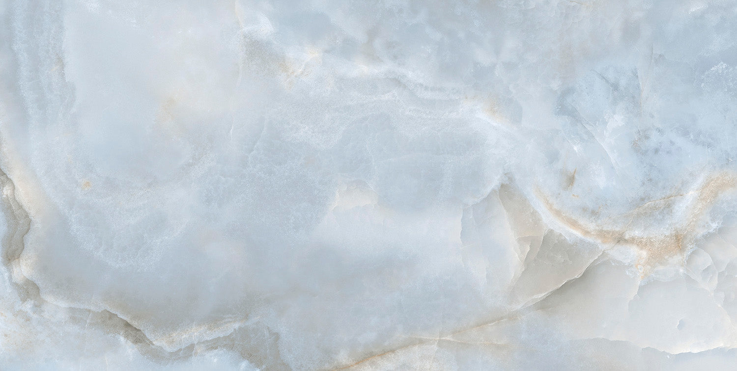 Opal Pearl Super-Polished Onyx-Effect Porcelain Tile