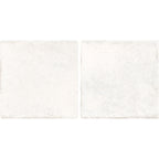 Pixel White Glossy Square Wall Tile 10cm x 20cm close-up showing subtle texture and smooth glazed finish