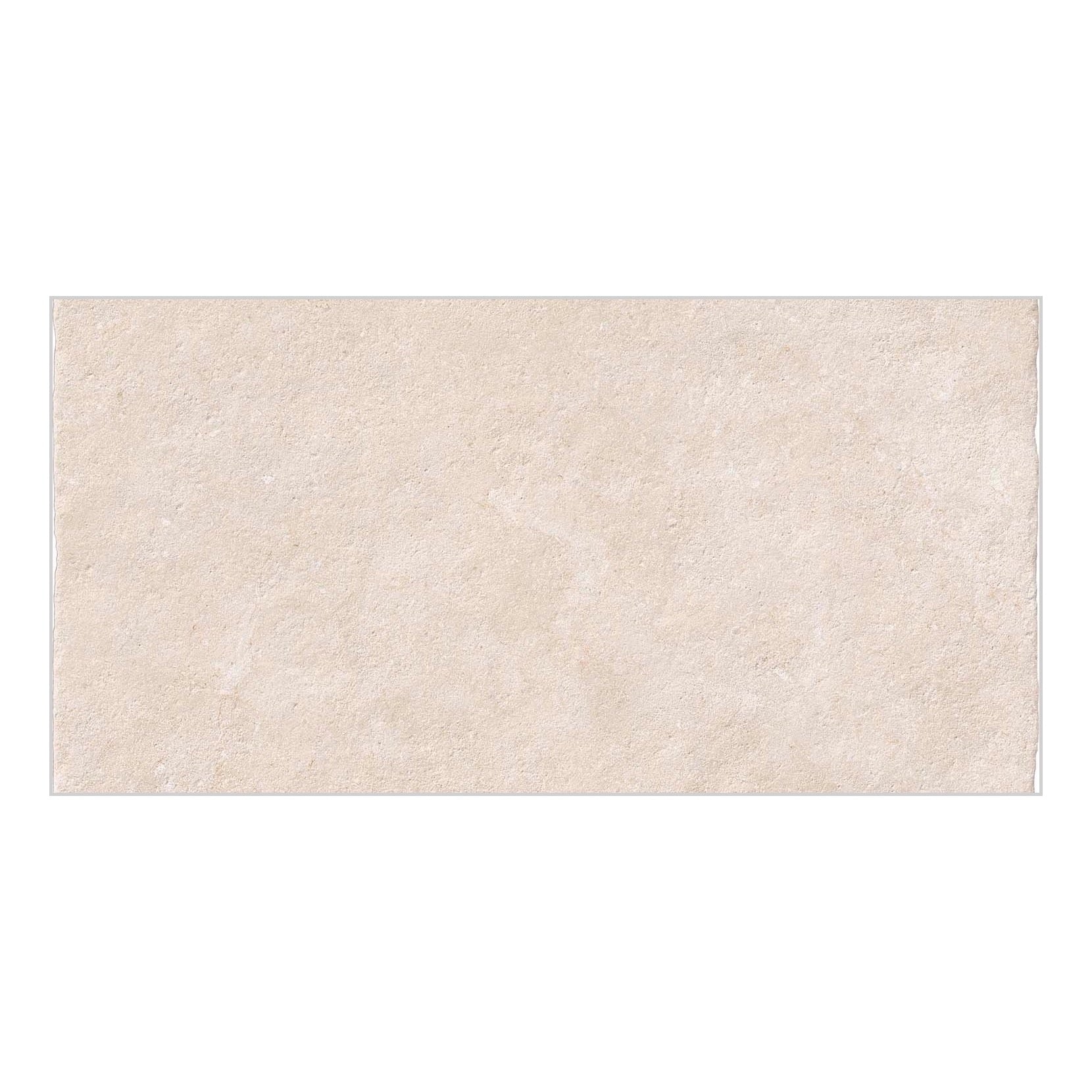 Provence Ivory Matt Stone-Effect Porcelain Tile — tile face