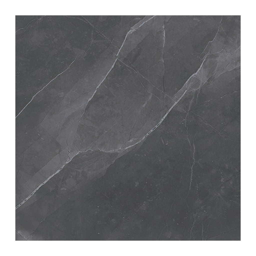 RAK Amani Dark Grey Polished Marble-Effect Porcelain Tile 60x120cm — Clearance Pallet Deal — tile face