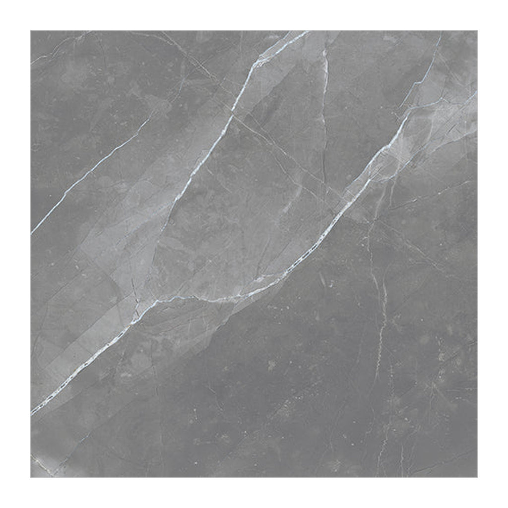 RAK Amani Light Grey Polished Marble-Effect Porcelain Tile 60x120cm — Clearance Pallet Deal — tile face