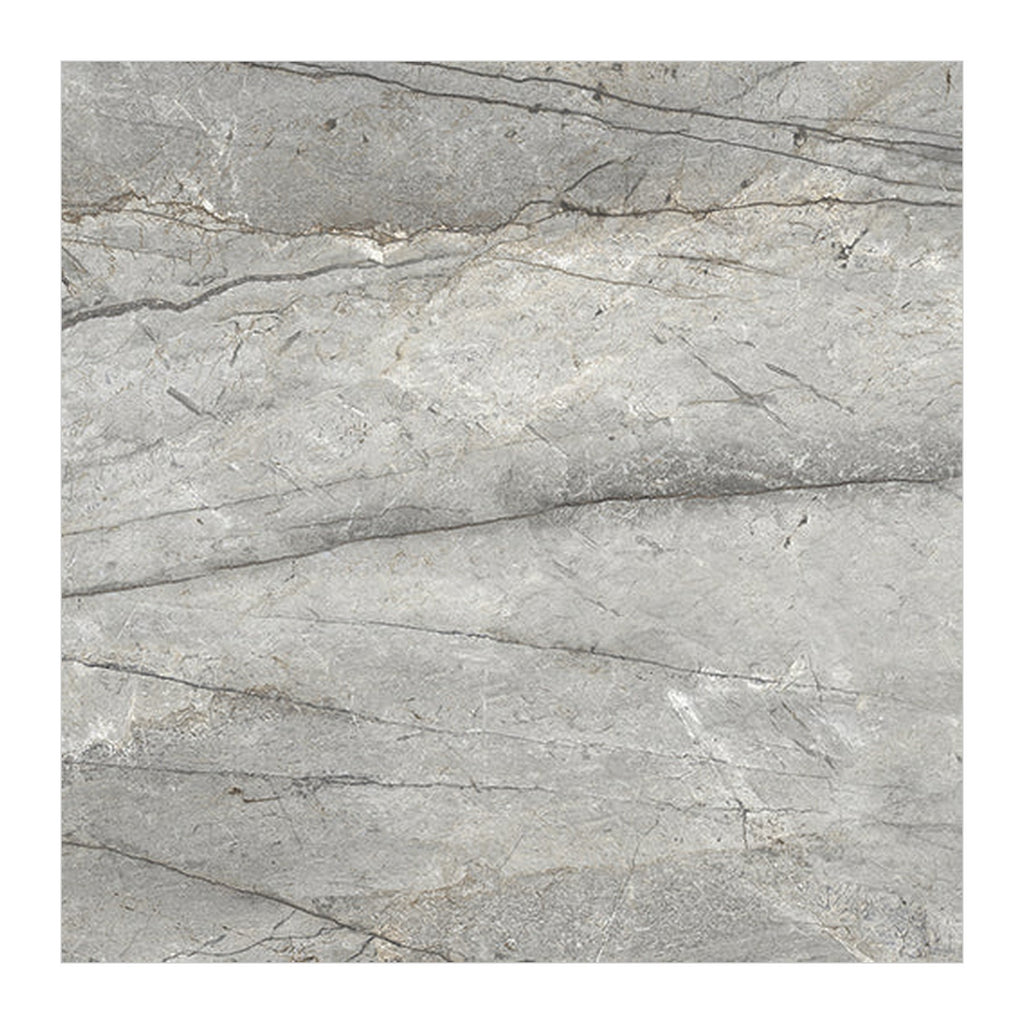 RAK Breccia Adige Grey Honed Marble-Effect Porcelain Slab 120x260cm — Clearance Pallet Deal — tile face
