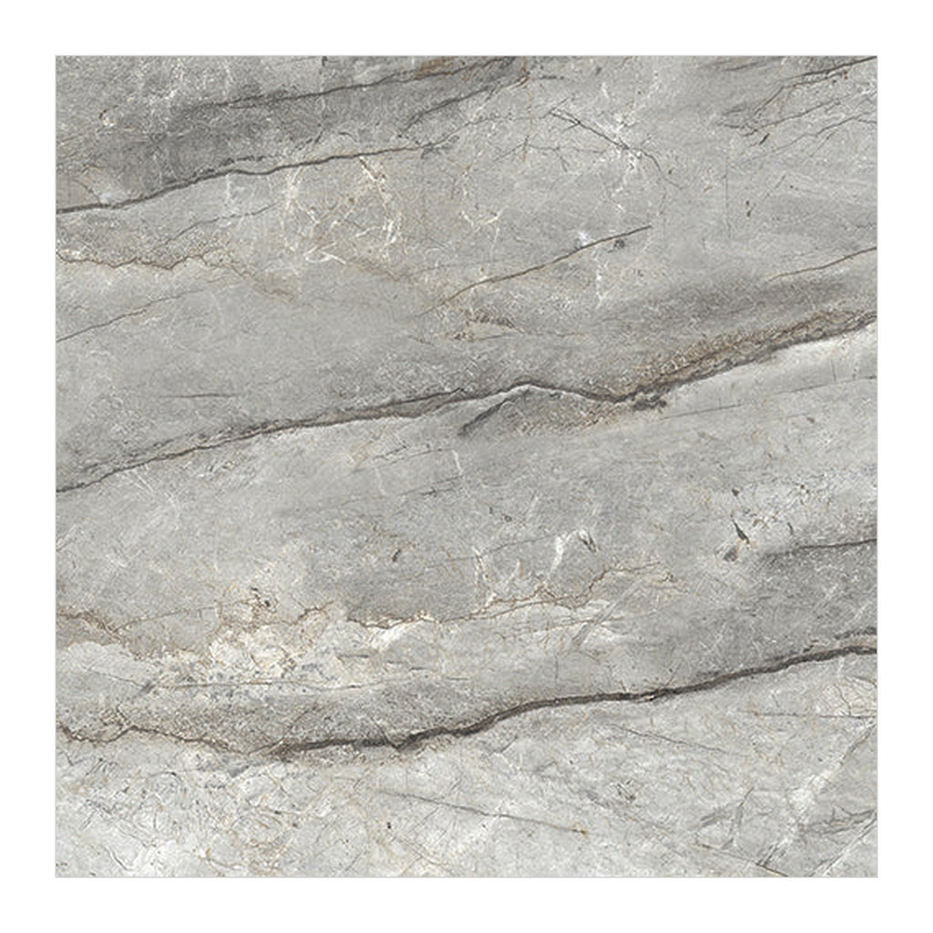 RAK Breccia Adige Grey Honed Marble-Effect Porcelain Slab 120x260cm — Clearance Pallet Deal — tile face