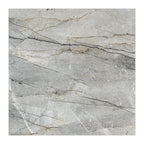 RAK Breccia Adige Grey Honed Marble-Effect Porcelain Slab 120x260cm — Clearance Pallet Deal — tile face