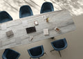 RAK Breccia Adige Grey Honed Marble-Effect Porcelain Tile — room setting