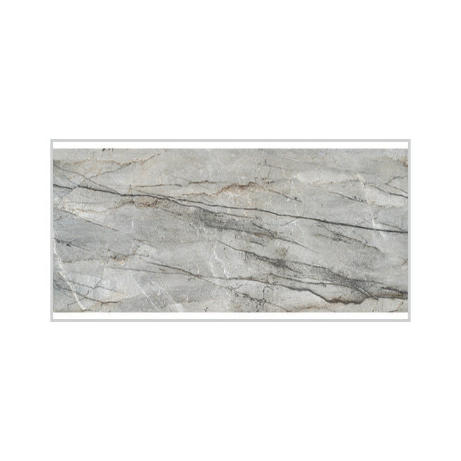 RAK Breccia Adige Grey Matt Marble-Effect Porcelain Tile — tile face