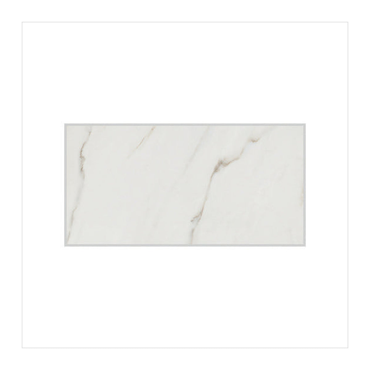RAK Calacatta Africa White Matt Marble-Effect Porcelain Slab 120x240cm — Clearance Pallet Deal — tile face