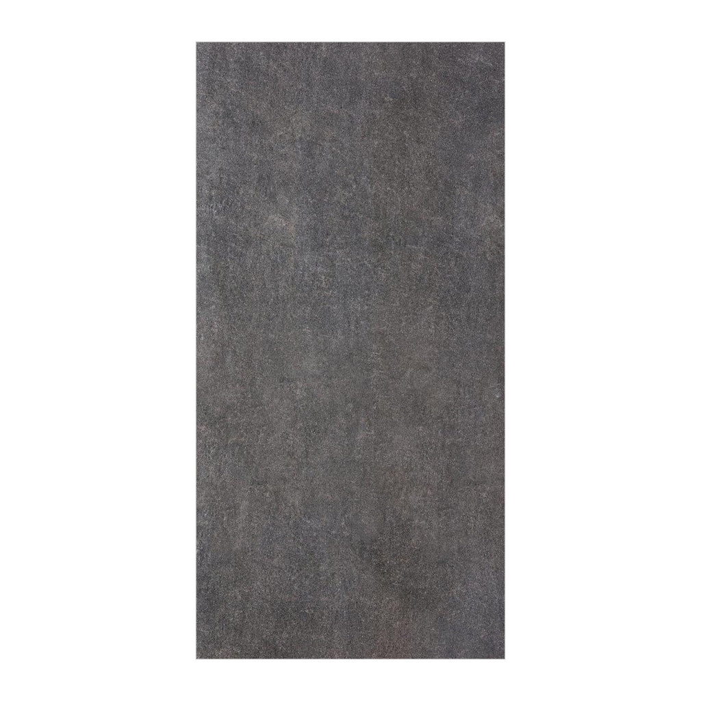 RAK City Stone Anthracite Matt Stone-Effect Porcelain Tile 30x60cm — Clearance Pallet Deal — tile face