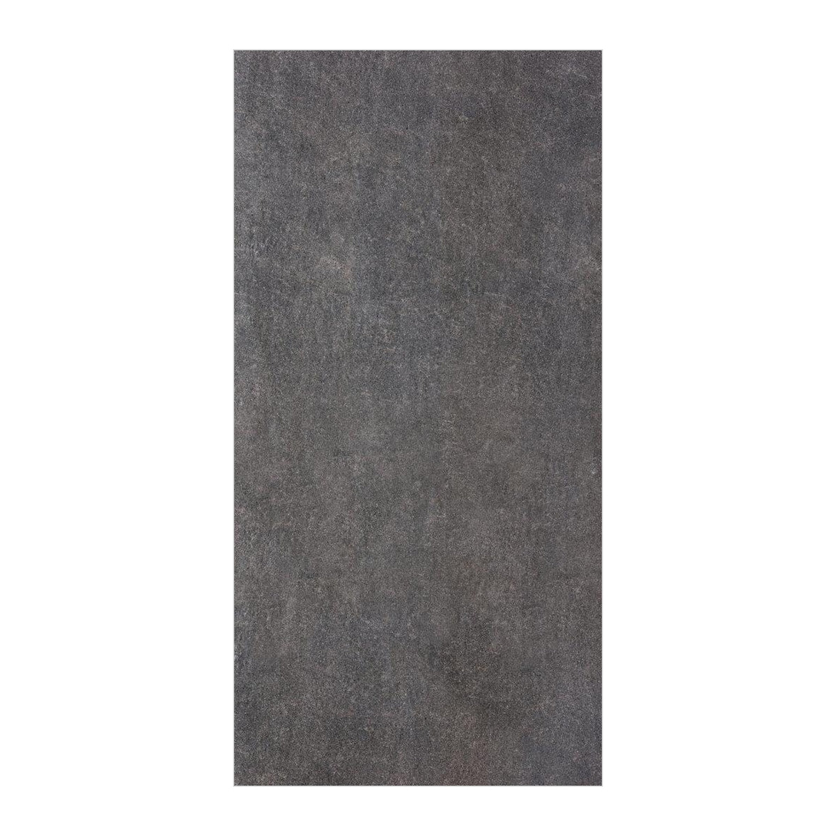 RAK City Stone Anthracite Matt Stone-Effect Porcelain Tile 30x60cm — Clearance Pallet Deal — tile face