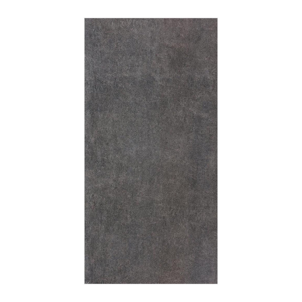 RAK City Stone Anthracite Matt Stone-Effect Porcelain Tile 60x120cm — Clearance Pallet Deal — tile face
