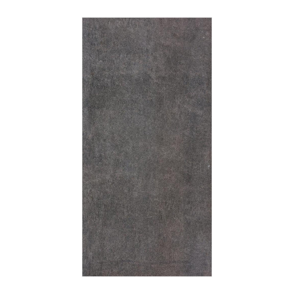 RAK City Stone Anthracite Matt Stone-Effect Porcelain Tile 60x120cm — Clearance Pallet Deal — tile face