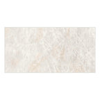 RAK Crystal White Matt Marble-Effect Porcelain Tile — tile face