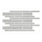 RAK Curton Grey Line Décor Rustic Concrete-Effect Porcelain Tile 60x60cm — Clearance Pallet Deal — tile face