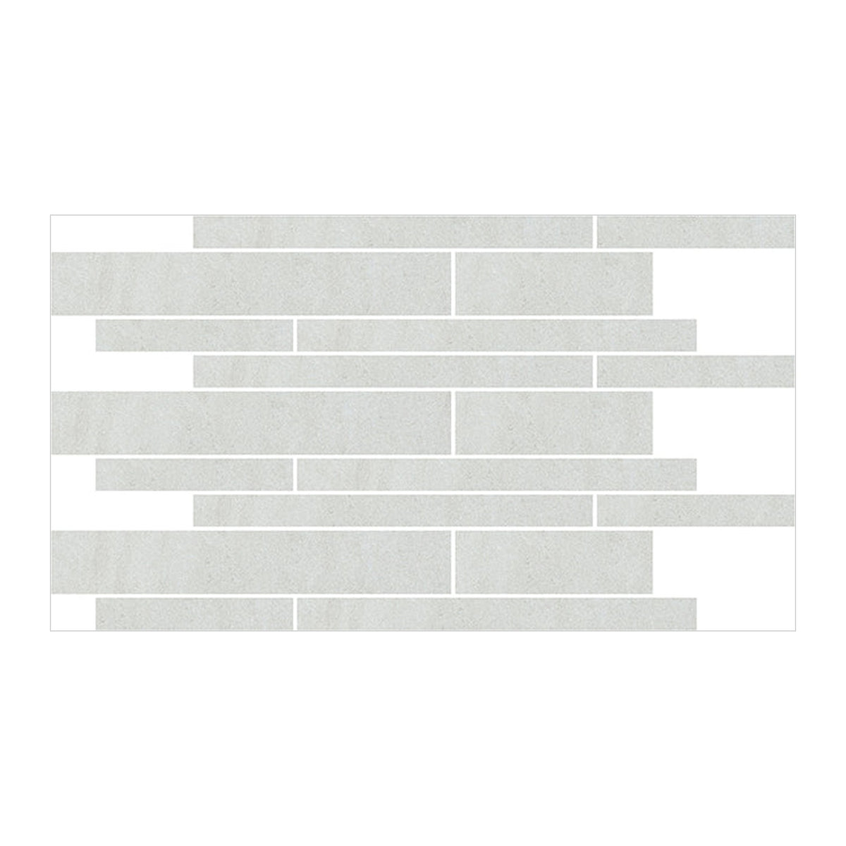 RAK Curton White Line Décor Rustic Concrete-Effect Porcelain Tile 60x60cm — Clearance Pallet Deal — tile face