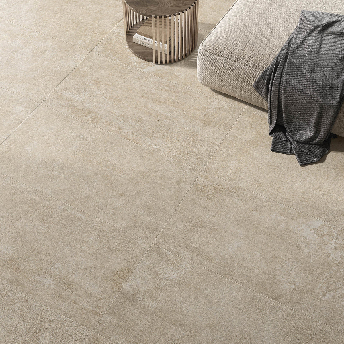 RAK Opificio Beige Matt Concrete-Effect Porcelain Tile 30x60cm — Clearance Pallet Deal