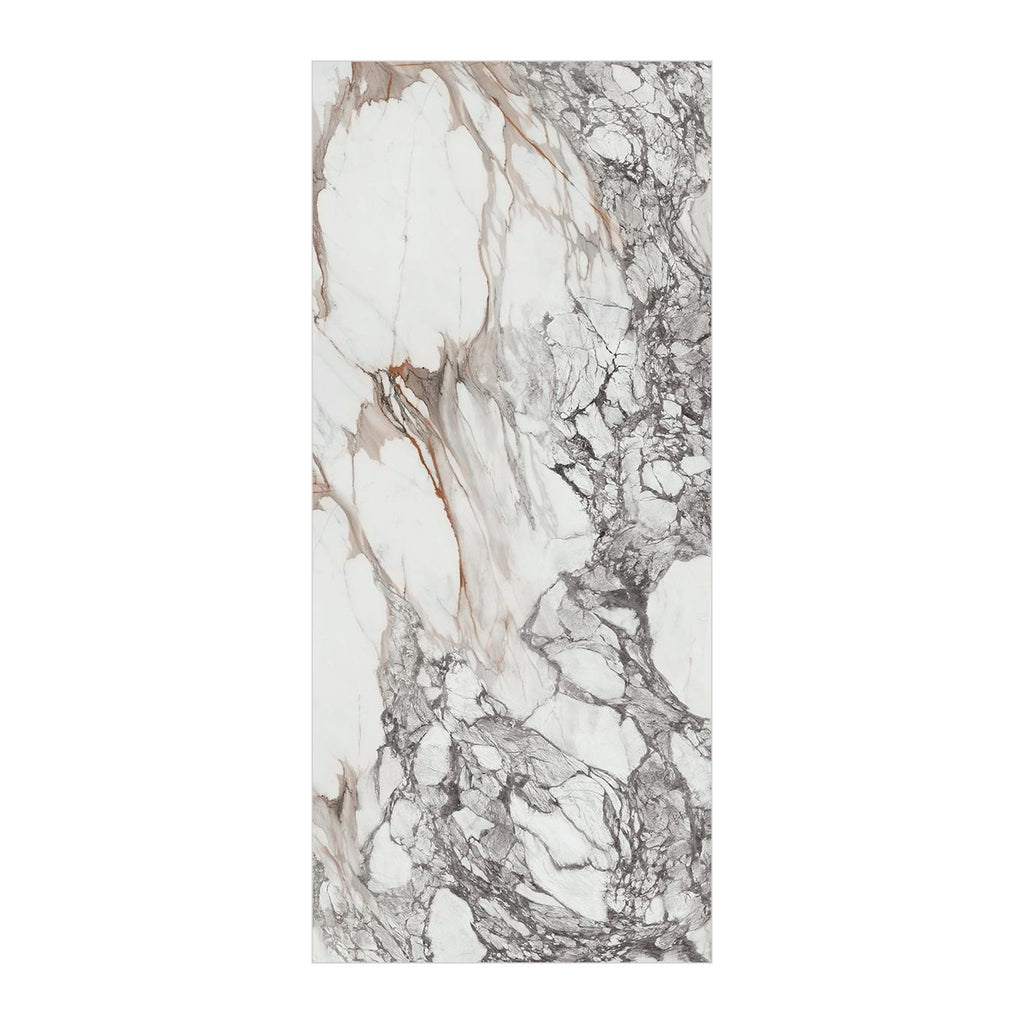 RAK Rain Marble Natural Polished Marble-Effect Porcelain Slab 120x260cm — Clearance Pallet Deal — tile face