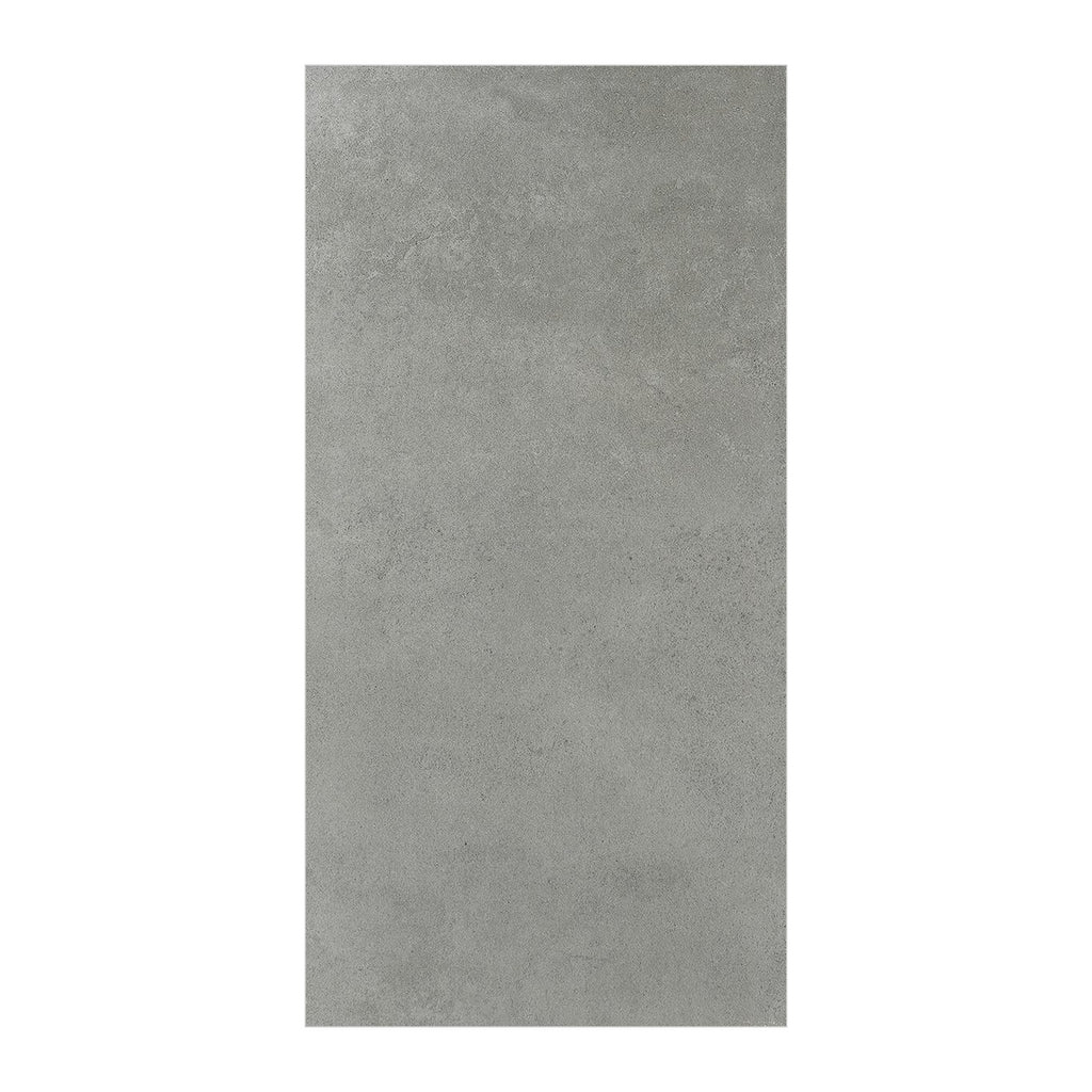 RAK Serpico Cool Grey Polished Stone-Effect Porcelain Tile 60x120cm — Clearance Pallet Deal — tile face