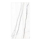 RAK Venato Marble White Polished Marble-Effect Porcelain Slab 120x240cm — Clearance Pallet Deal — tile face