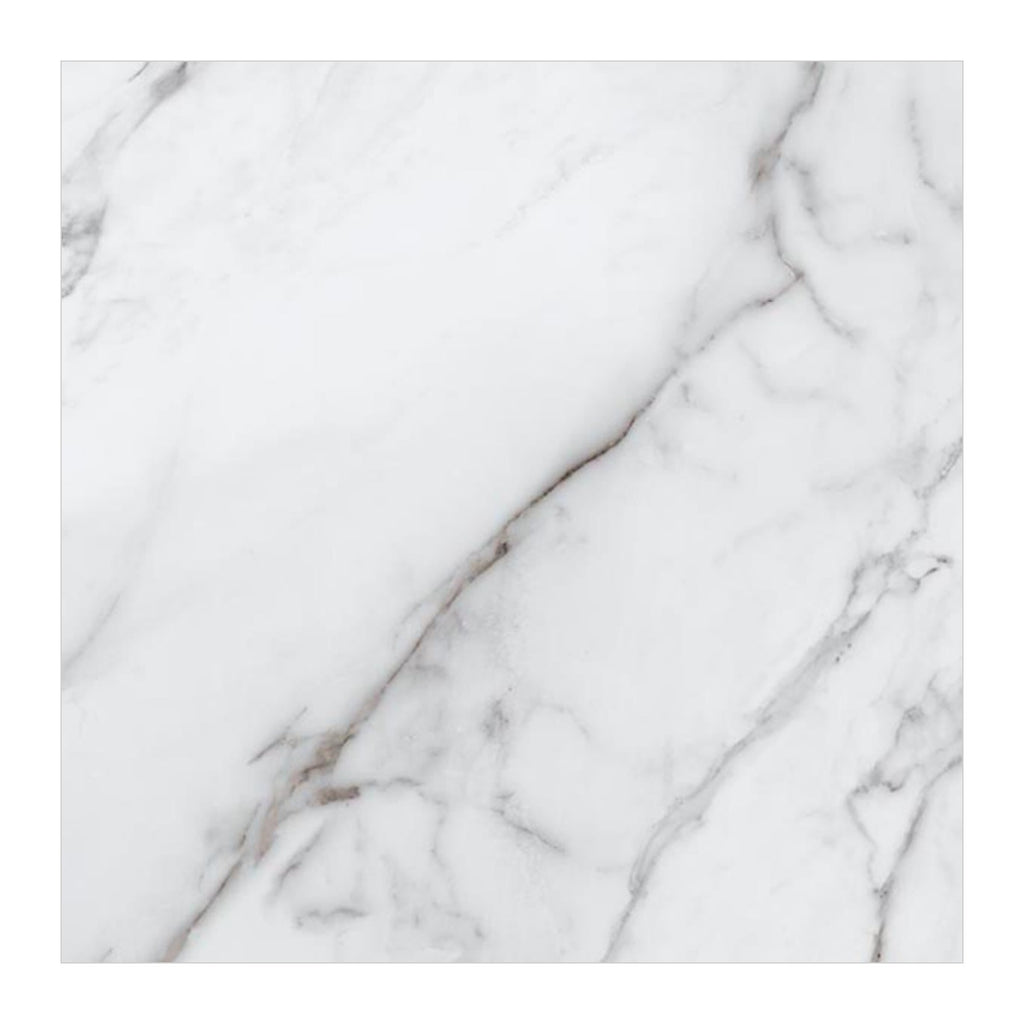 RAK Versilia White Matt Marble-Effect Porcelain Tile 120x120cm — Clearance Pallet Deal — tile face