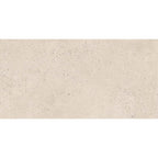 Close-up of Reverie Ivory concrete-effect porcelain tile surface texture