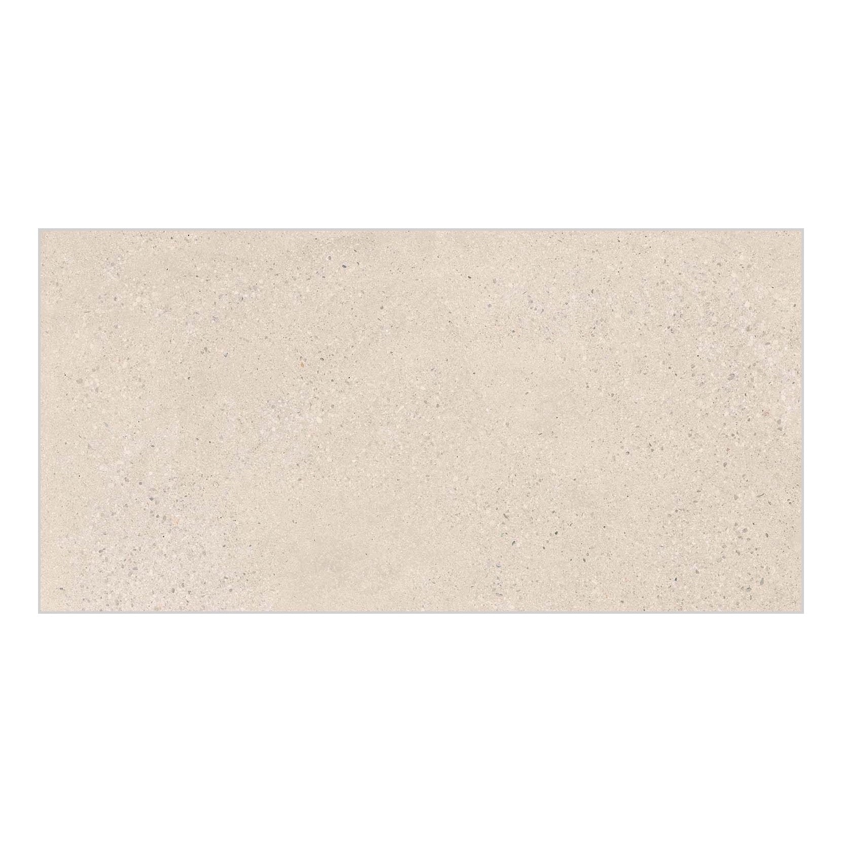 Reverie Ivory Matt Concrete-Effect Porcelain Tile — tile face