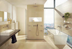 Salone Rustic Porcelain Floor Tile — room setting (Lifestyle)