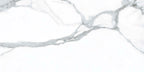 Selene White Polished Marble-Effect Porcelain Tile