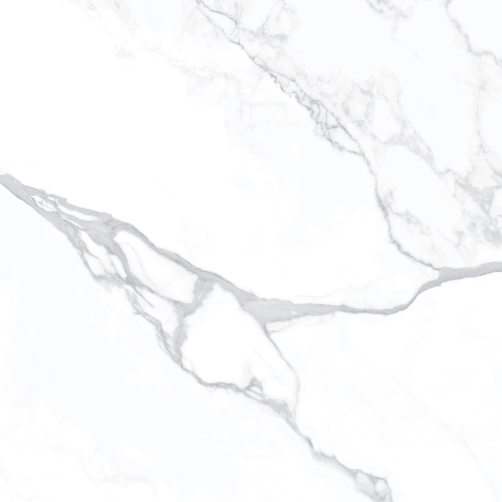 Sierra White Matt Marble-Effect Porcelain Tile