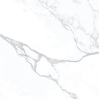 Sierra White Matt Marble-Effect Porcelain Tile