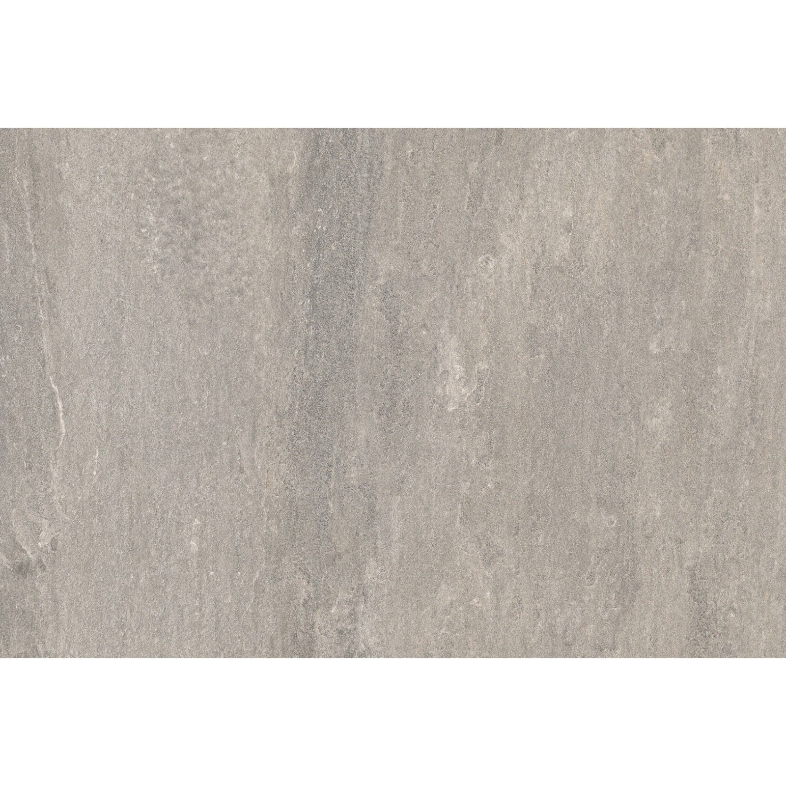 Silver grey porcelain paving tile showing soft linear movement 900x600mm