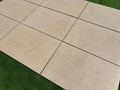 Sinai pearl textured outdoor porcelain paving tiles 900x600mm