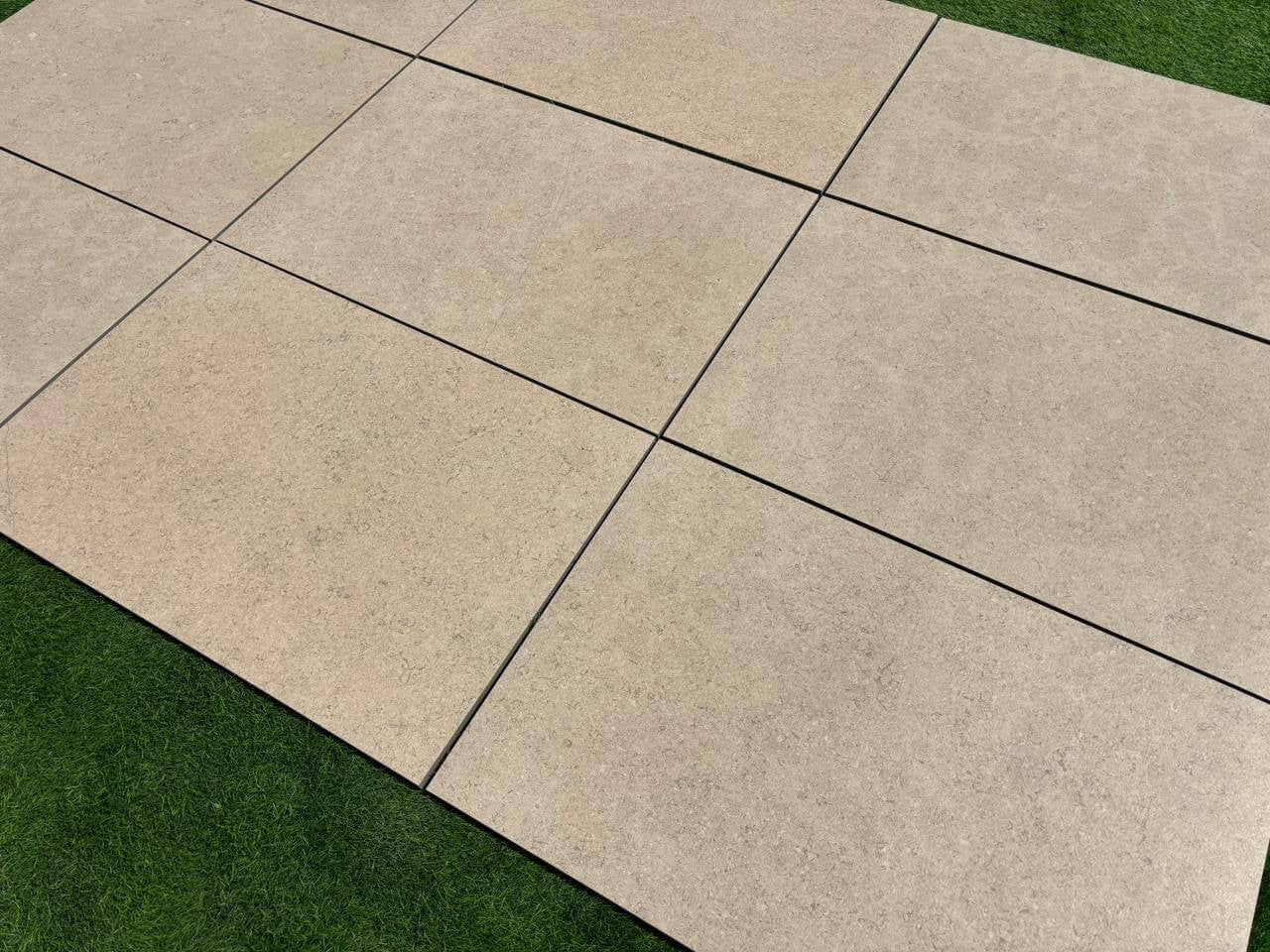 Sinai pearl textured outdoor porcelain paving tiles 900x600mm