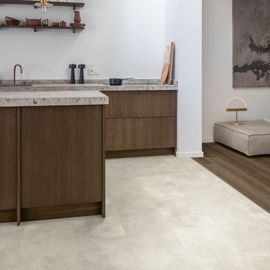 Quick‑Step Muse Stained Concrete MUS5491 8mm Laminate Flooring (MUS5491) - Premium Quick-Step collection featuring luxury vinyl tile flooring with waterproof technology and easy click-fit installation