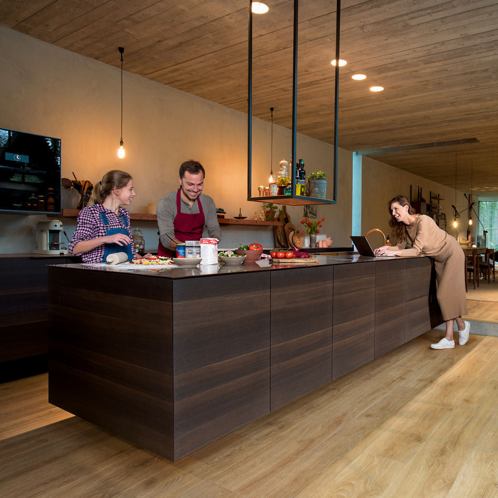 Quick‑Step Majestic Woodland Oak Natural 9.5mm Laminate Flooring (MJ3546) - Premium Quick-Step collection featuring oak luxury vinyl tile flooring with waterproof technology and easy click-fit installation