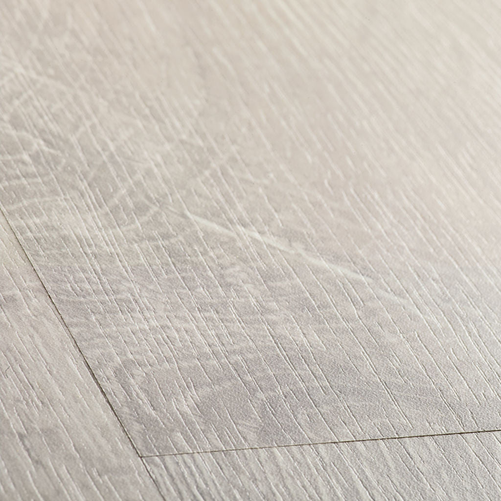 Quick-Step Classic Reclaimed White Patina Oak 8mm Laminate Flooring (CL1653) - Premium Quick-Step collection featuring white luxury vinyl tile flooring with waterproof technology and easy click-fit installation