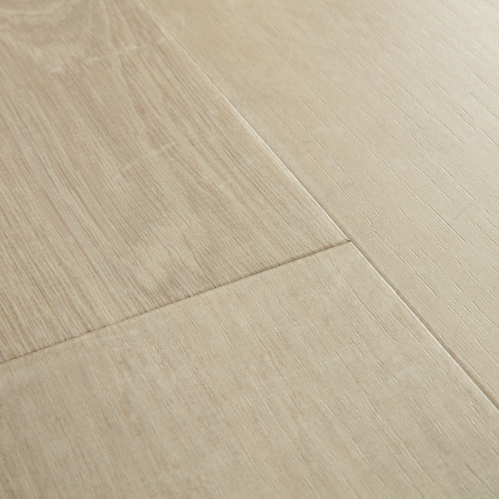 Quick-Step Alpha Bloom – Cotton Oak Beige LVT Flooring (AVMPU40103) - Premium Alpha Bloom collection featuring oak luxury vinyl tile flooring with waterproof technology and easy click-fit installation