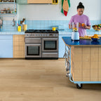 Quick-Step Alpha Vinyl Blos – Coast Oak Beige Rigid Vinyl Flooring (AVSPU40321) - Premium Quick-Step collection featuring oak luxury vinyl tile flooring with waterproof technology and easy click-fit installation