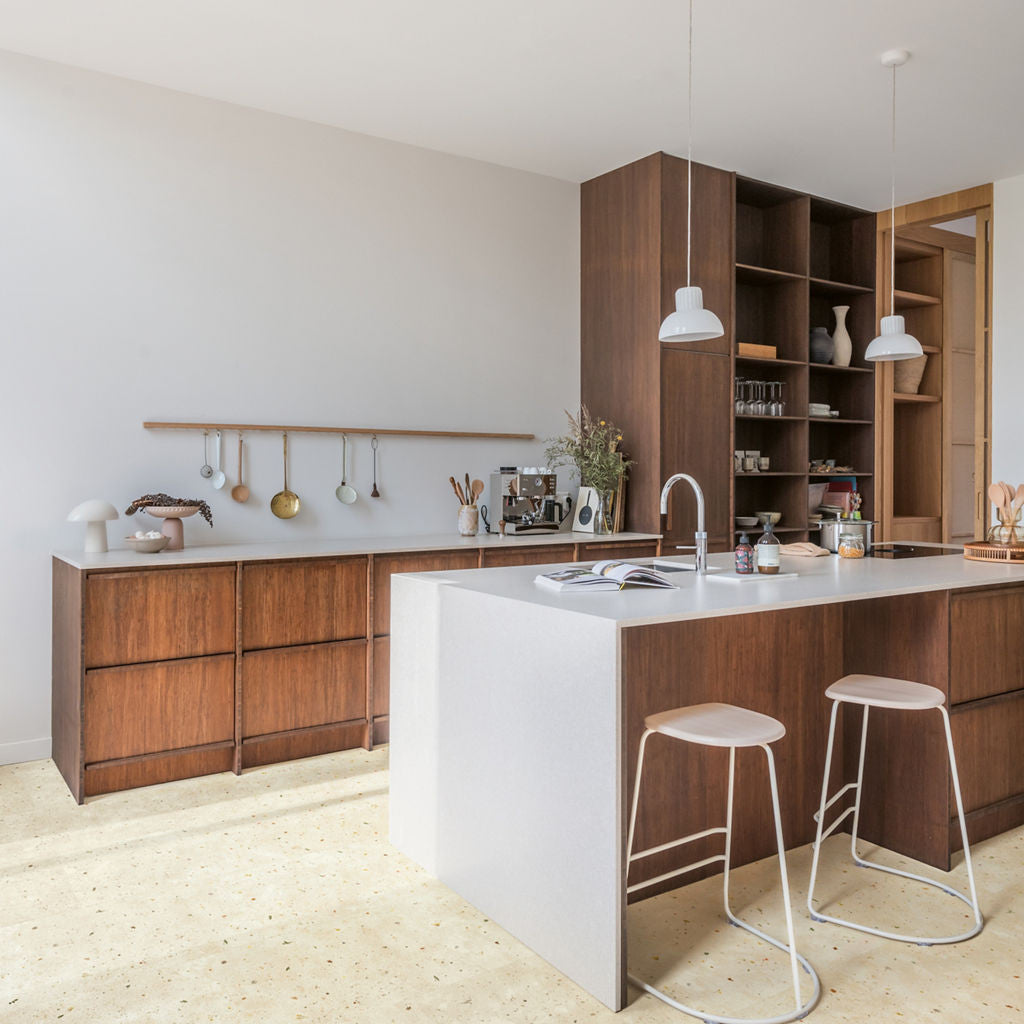 Quick‑Step Muse Botanic Concrete MUS5494 8mm Laminate Flooring (MUS5494) - Premium Quick-Step collection featuring luxury vinyl tile flooring with waterproof technology and easy click-fit installation
