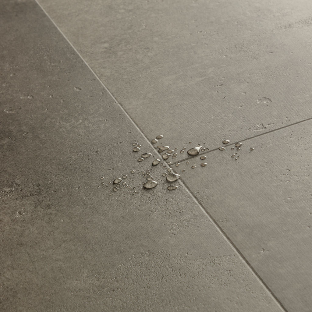 Quick-Step Alpha Vinyl Illume Cloudy Concrete AVMTU40273 - Premium Quick-Step collection featuring luxury vinyl tile flooring with waterproof technology and easy click-fit installation